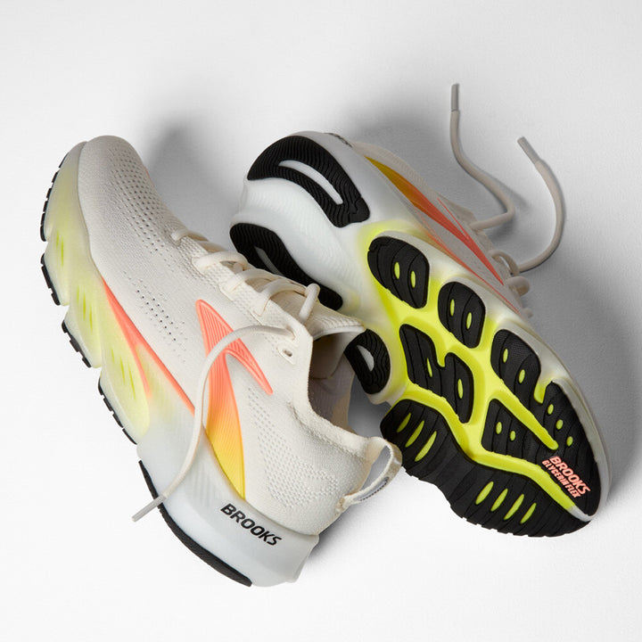 Brooks Glycerin Flex Womens | White/peach/nightlife