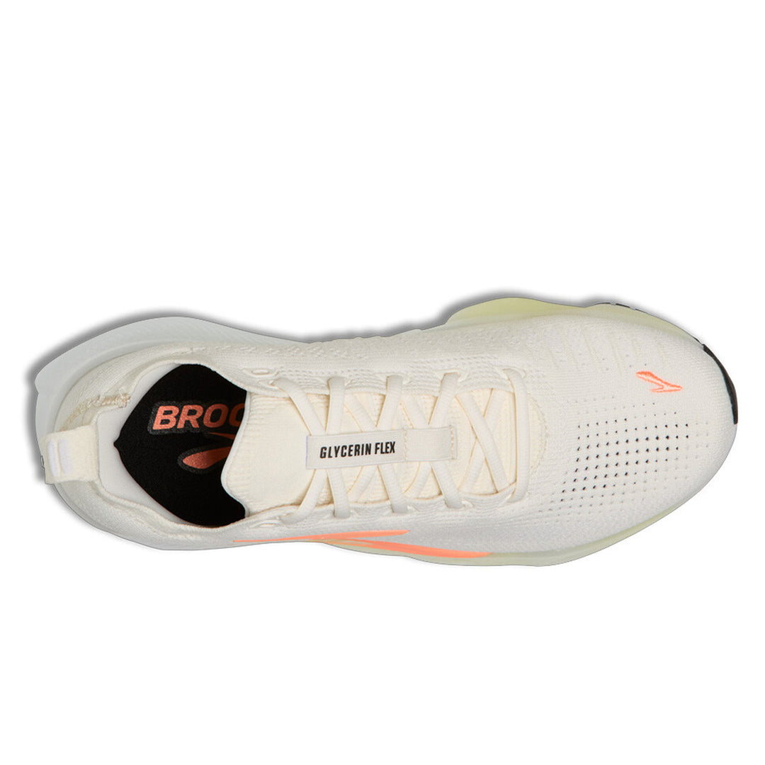 Brooks Glycerin Flex Womens | White/peach/nightlife