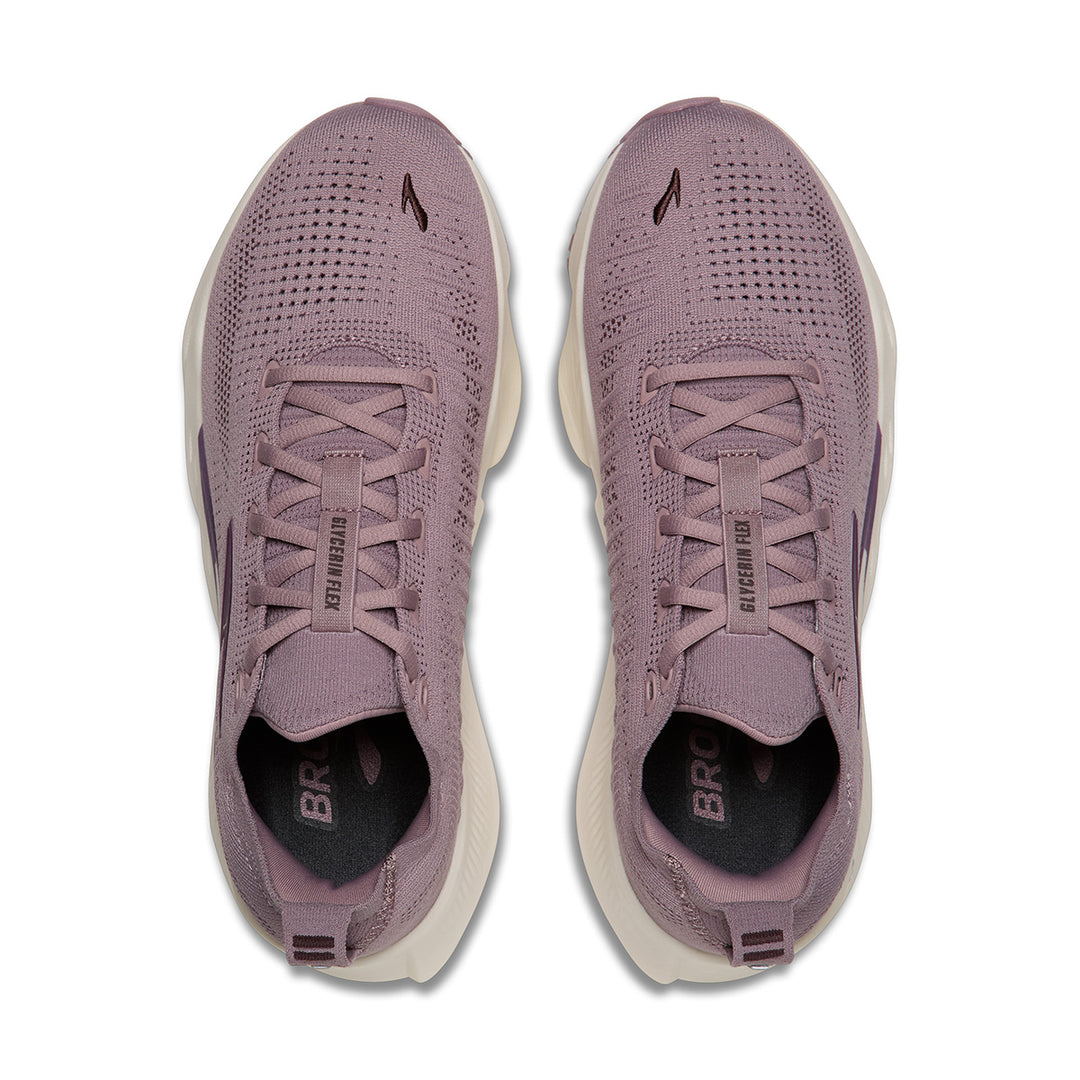 Brooks Glycerin Flex Womens | Rose/raisin/metallic