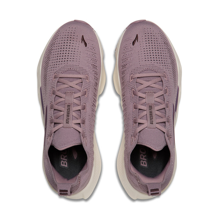 Brooks Glycerin Flex Womens | Rose/raisin/metallic