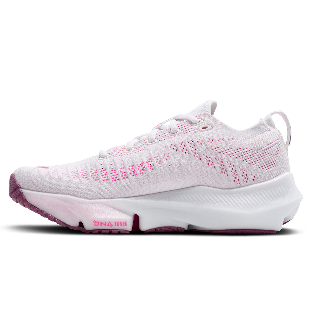 Brooks Glycerin Flex Womens | White/cyber Pink/argyle