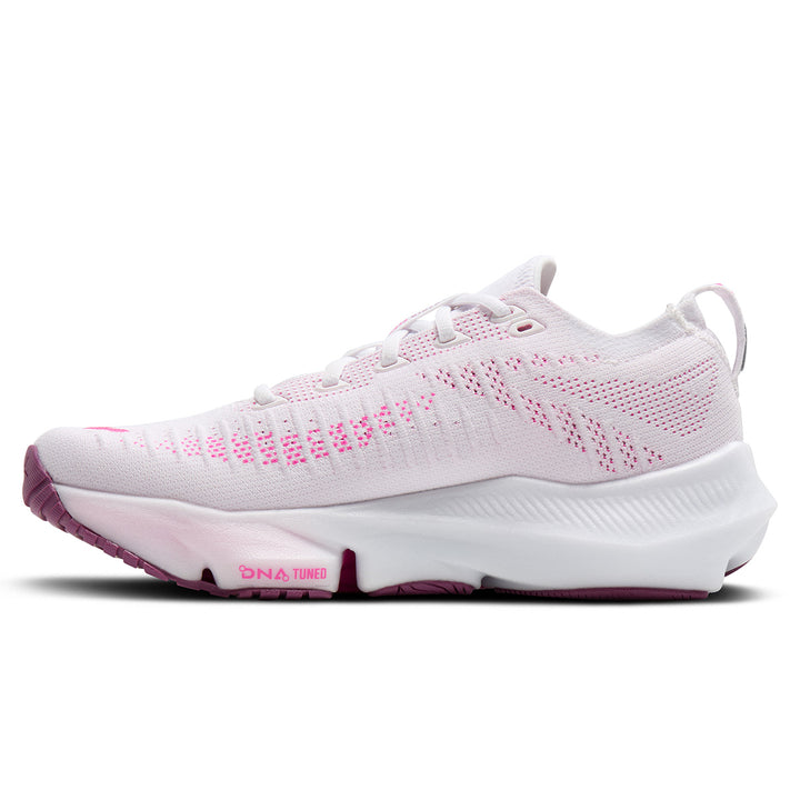 Brooks Glycerin Flex Womens | White/cyber Pink/argyle