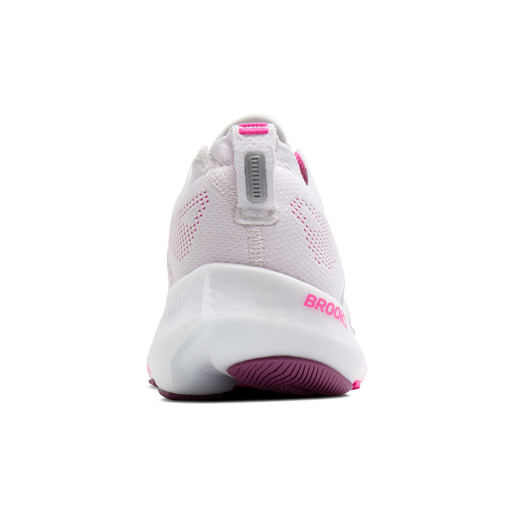 Brooks Glycerin Flex Womens | White/cyber Pink/argyle