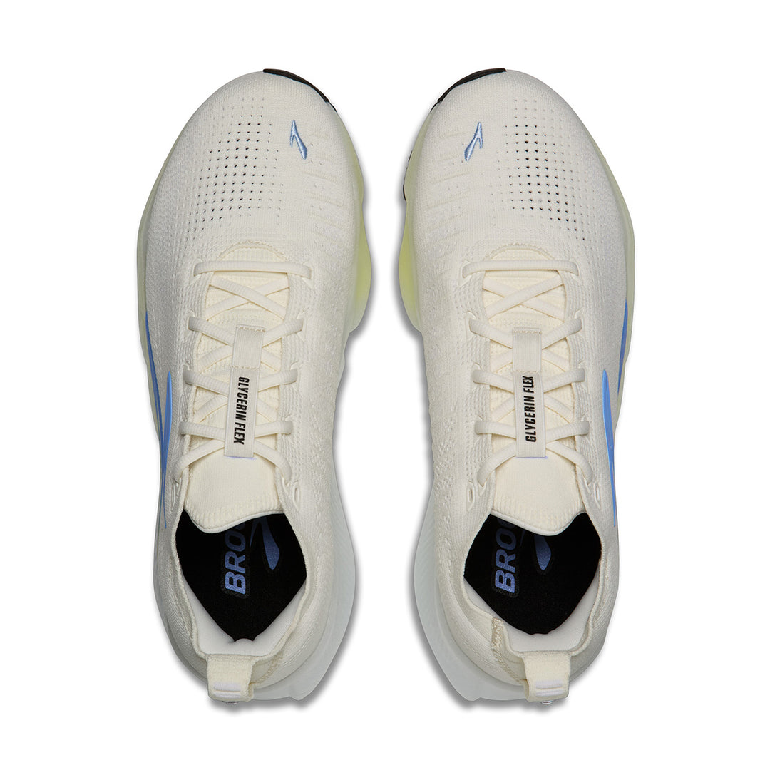 Brooks Glycerin Flex Mens | White/cyber Yellow/nightlife