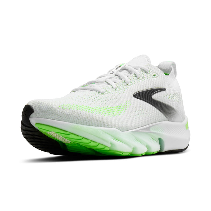 Brooks Glycerin Flex Mens | White/green Gecko/phantom