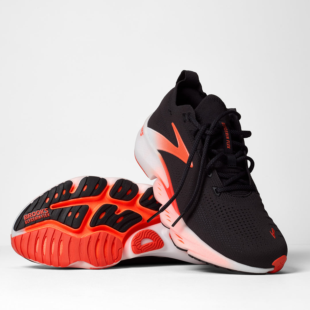 Brooks Glycerin Flex Mens | Black/orange
