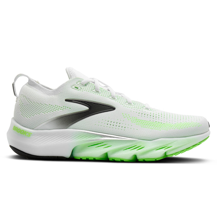 Brooks Glycerin Flex Mens | White/green Gecko/phantom