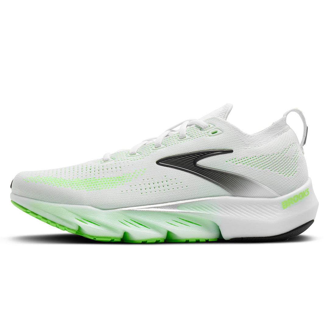 Brooks Glycerin Flex Mens | White/green Gecko/phantom