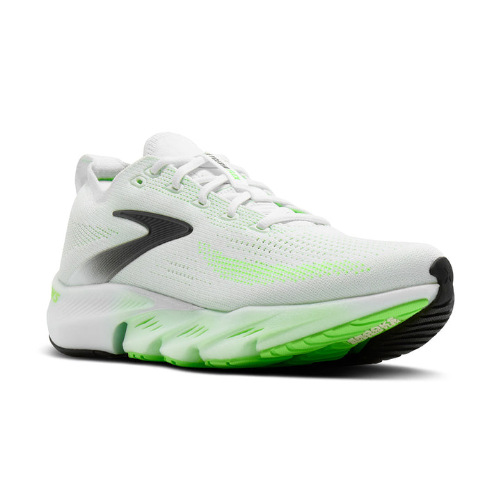 Brooks Glycerin Flex Mens | White/green Gecko/phantom