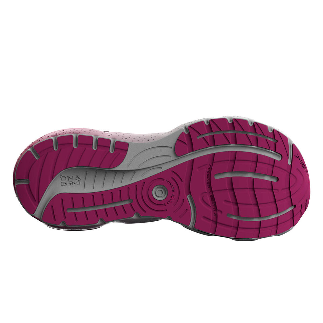 Brooks Glycerin GTS 20 Womens running shoes | Black/fuchsia | sole