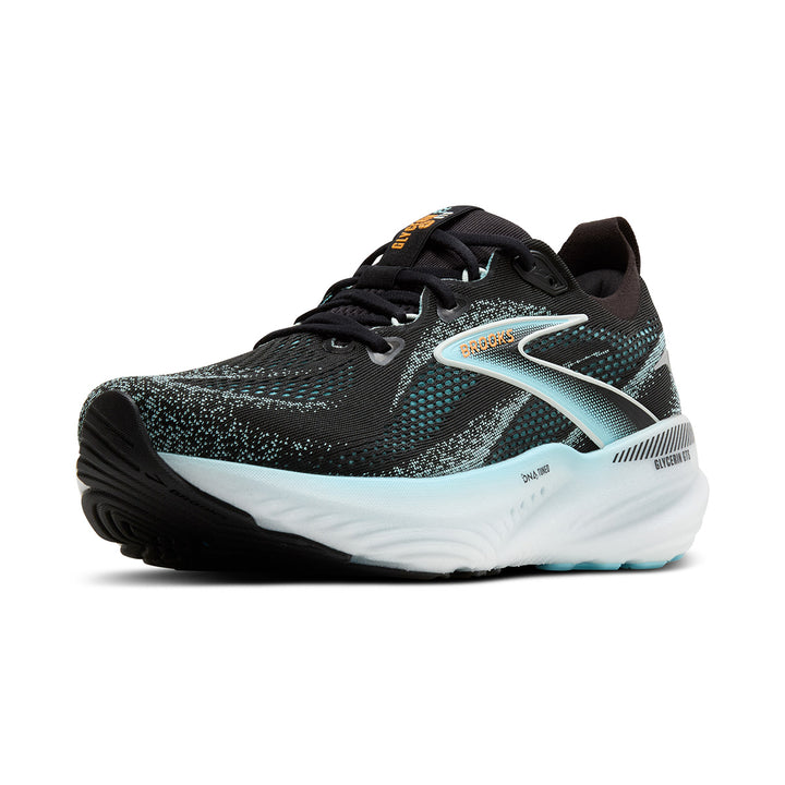 Brooks Glycerin GTS 22 Mens | Black/atomizer/blazing Orange