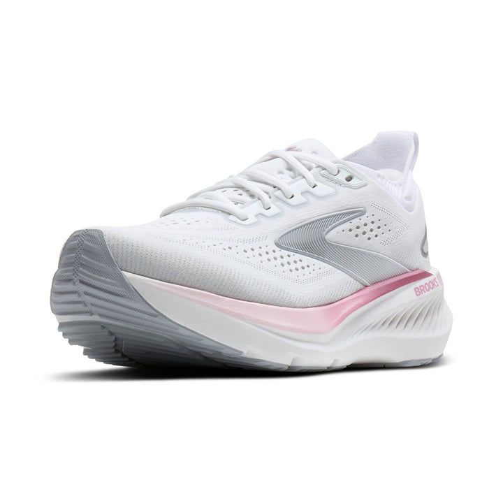 Brooks Glycerin GTS 23 Womens | White/harbor Mist/metallic