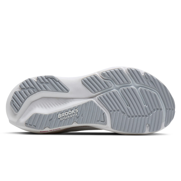Brooks Glycerin GTS 23 Womens | White/harbor Mist/metallic