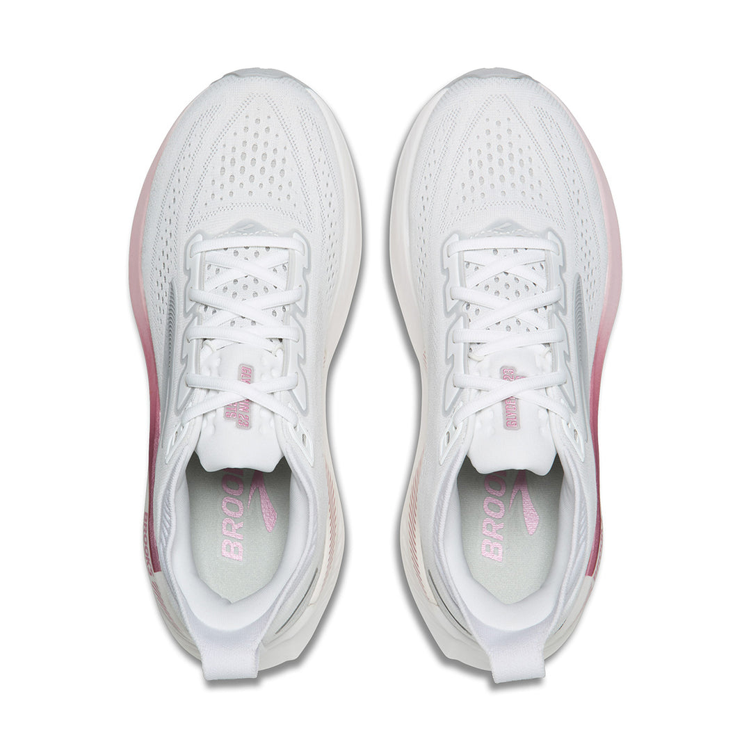 Brooks Glycerin GTS 23 Womens | White/harbor Mist/metallic