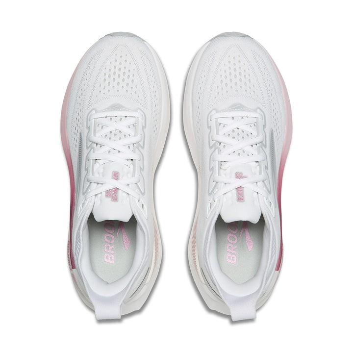 Brooks Glycerin GTS 23 Womens | White/harbor Mist/metallic