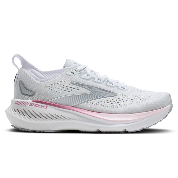 Brooks Glycerin GTS 23 Womens | White/harbor Mist/metallic