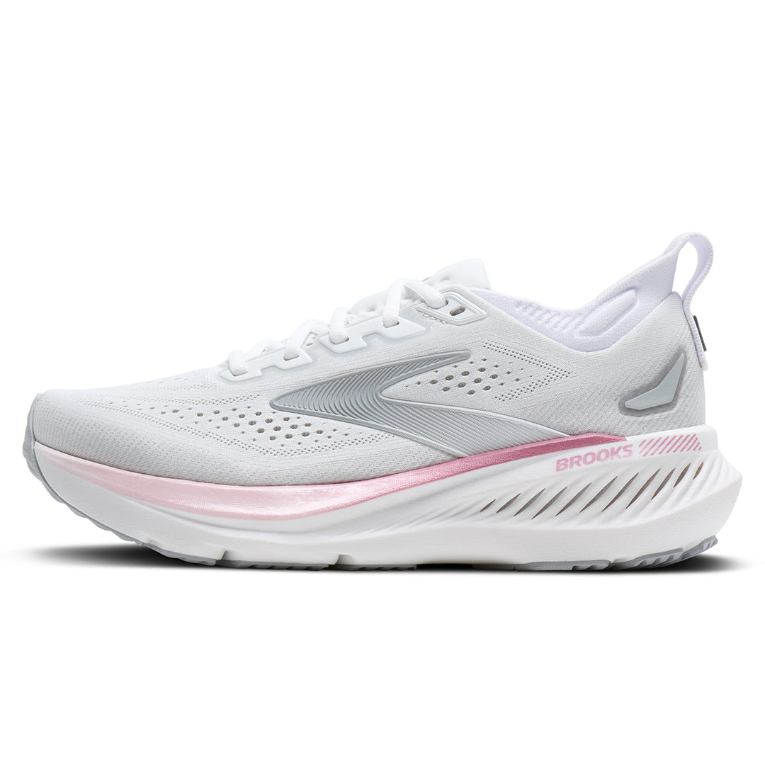 Brooks Glycerin GTS 23 Womens | White/harbor Mist/metallic