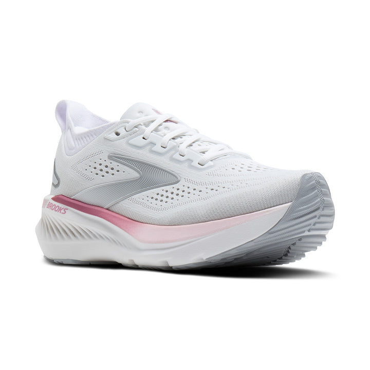 Brooks Glycerin GTS 23 Womens | White/harbor Mist/metallic