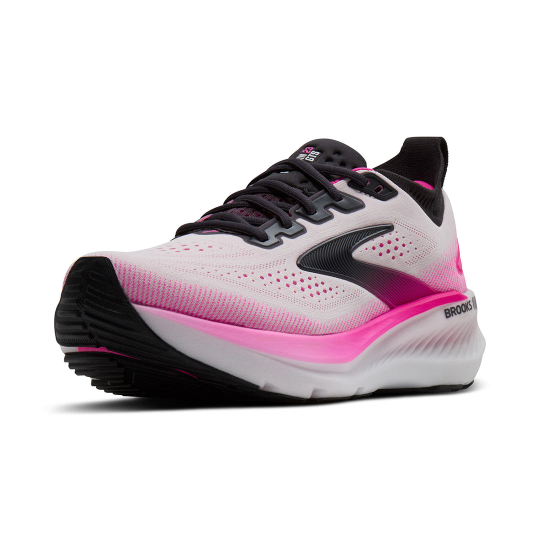 Brooks Glycerin GTS 23 Womens | White/phantom/cyber Pink