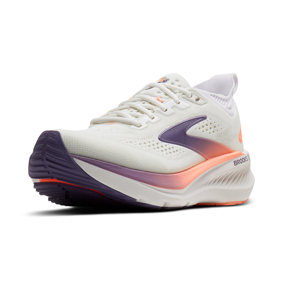 Brooks Glycerin GTS 23 Womens | White/mulled Grape/clear