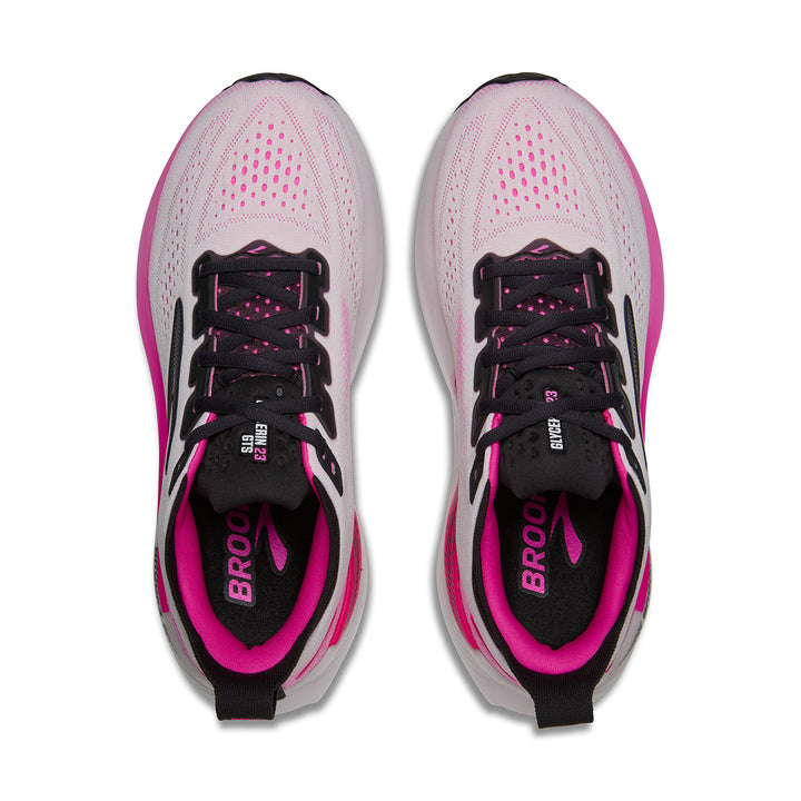 Brooks Glycerin GTS 23 Womens | White/phantom/cyber Pink