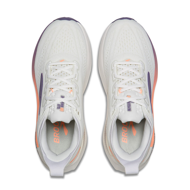 Brooks Glycerin GTS 23 Womens | White/mulled Grape/clear
