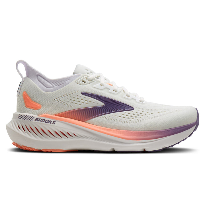 Brooks Glycerin GTS 23 Womens | White/mulled Grape/clear