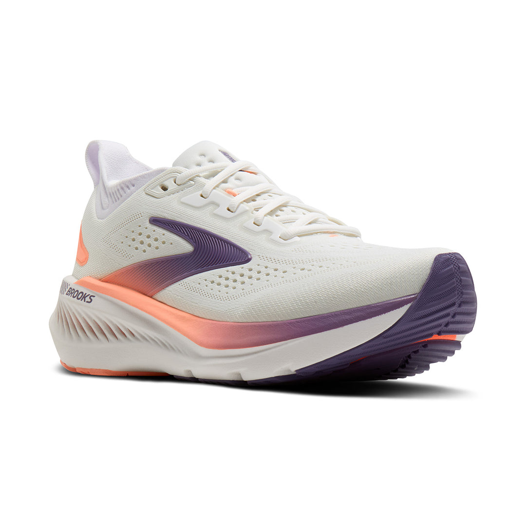 Brooks Glycerin GTS 23 Womens | White/mulled Grape/clear