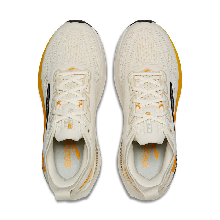 Brooks Glycerin GTS 23 Mens | Arctic Wolf/angora/orange
