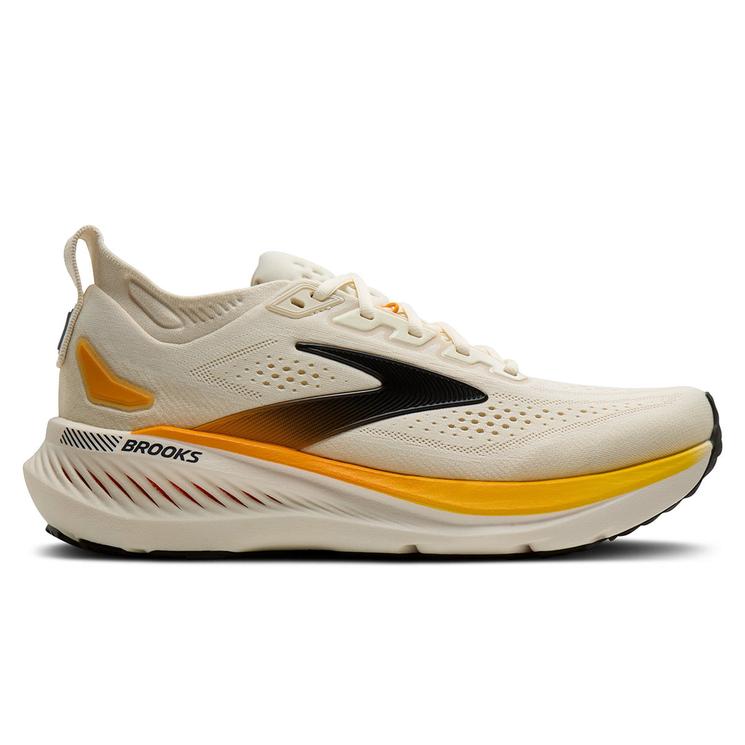 Brooks Glycerin GTS 23 Mens | Arctic Wolf/angora/orange