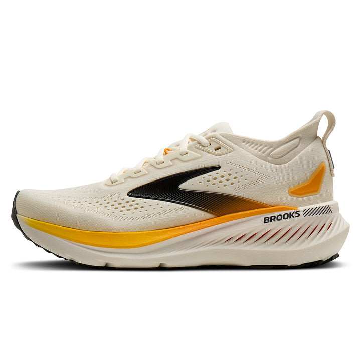 Brooks Glycerin GTS 23 Mens | Arctic Wolf/angora/orange