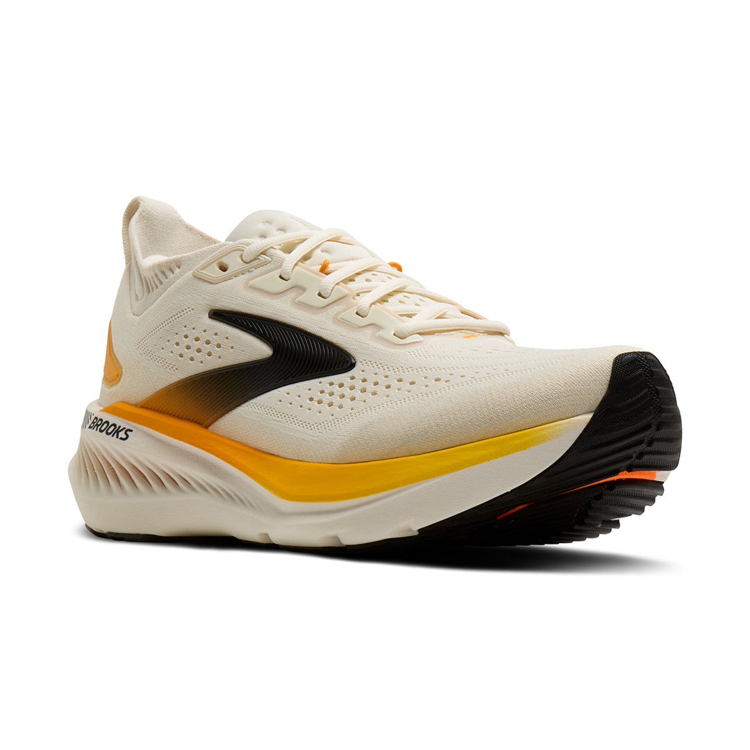 Brooks Glycerin GTS 23 Mens | Arctic Wolf/angora/orange