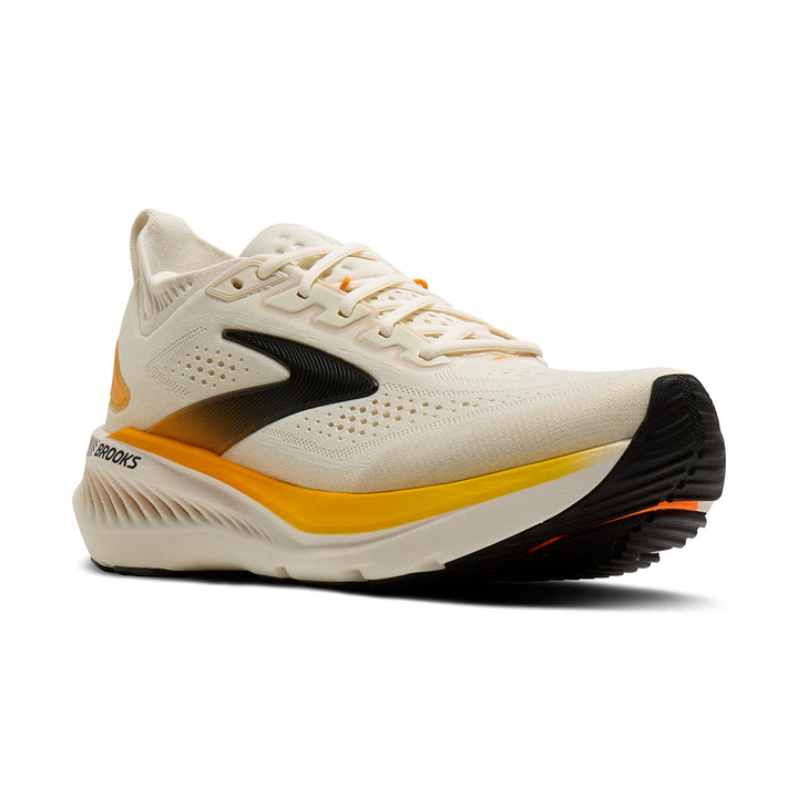 Brooks Glycerin GTS 23 Mens | Arctic Wolf/angora/orange