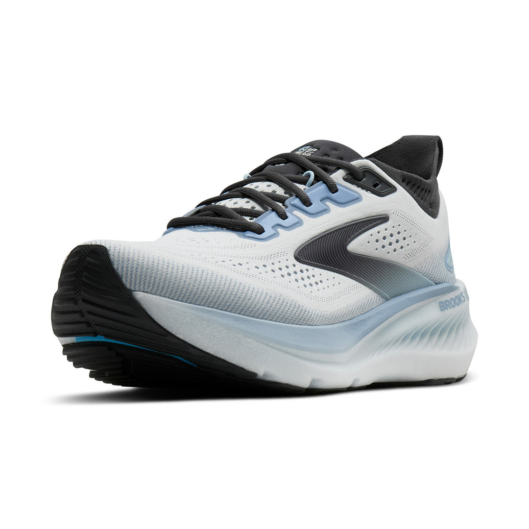 Brooks Glycerin GTS 23 Mens | White/rain/baltic Sea