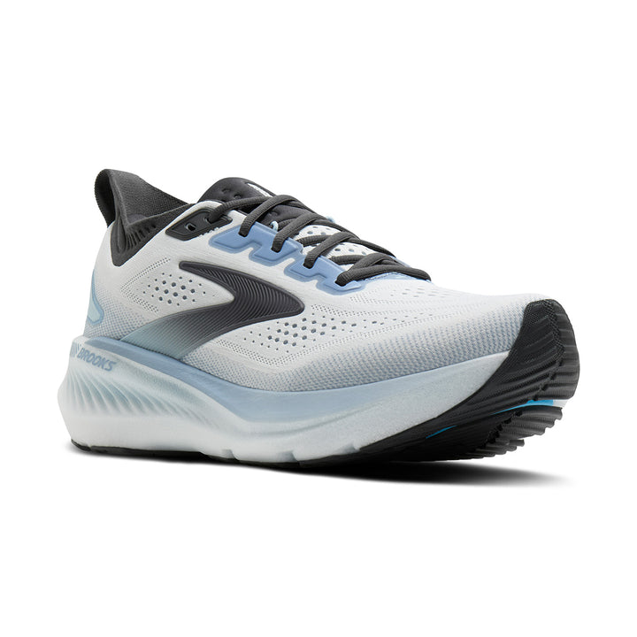 Brooks Glycerin GTS 23 Mens | White/rain/baltic Sea