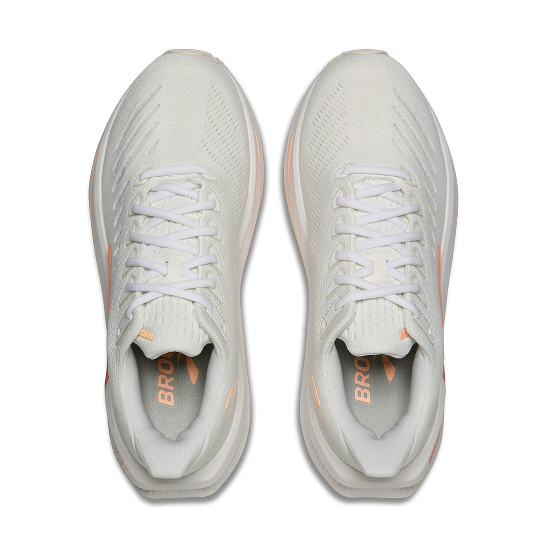 Brooks Glycerin Max 2 Womens | White/coral/peach
