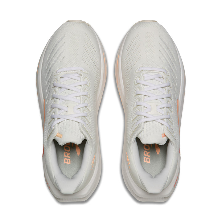 Brooks Glycerin Max 2 Womens | White/coral/peach