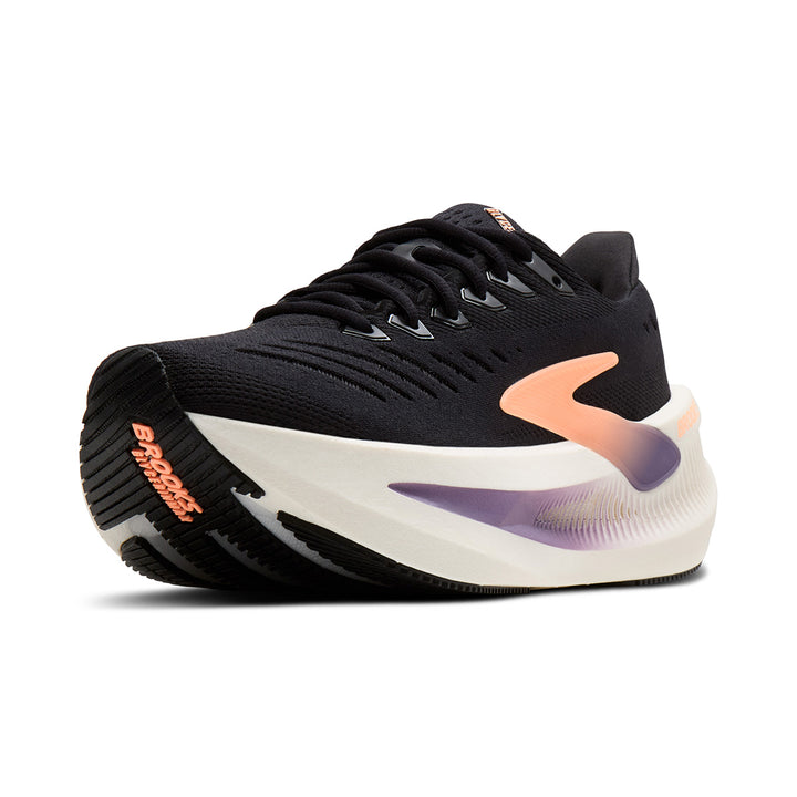 Brooks Glycerin Max 2 Womens | Black/peach/clear