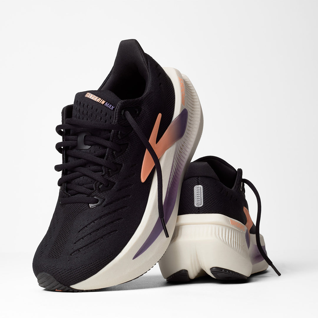 Brooks Glycerin Max 2 Womens | Black/peach/clear