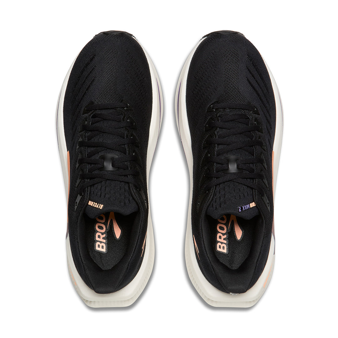 Brooks Glycerin Max 2 Womens | Black/peach/clear