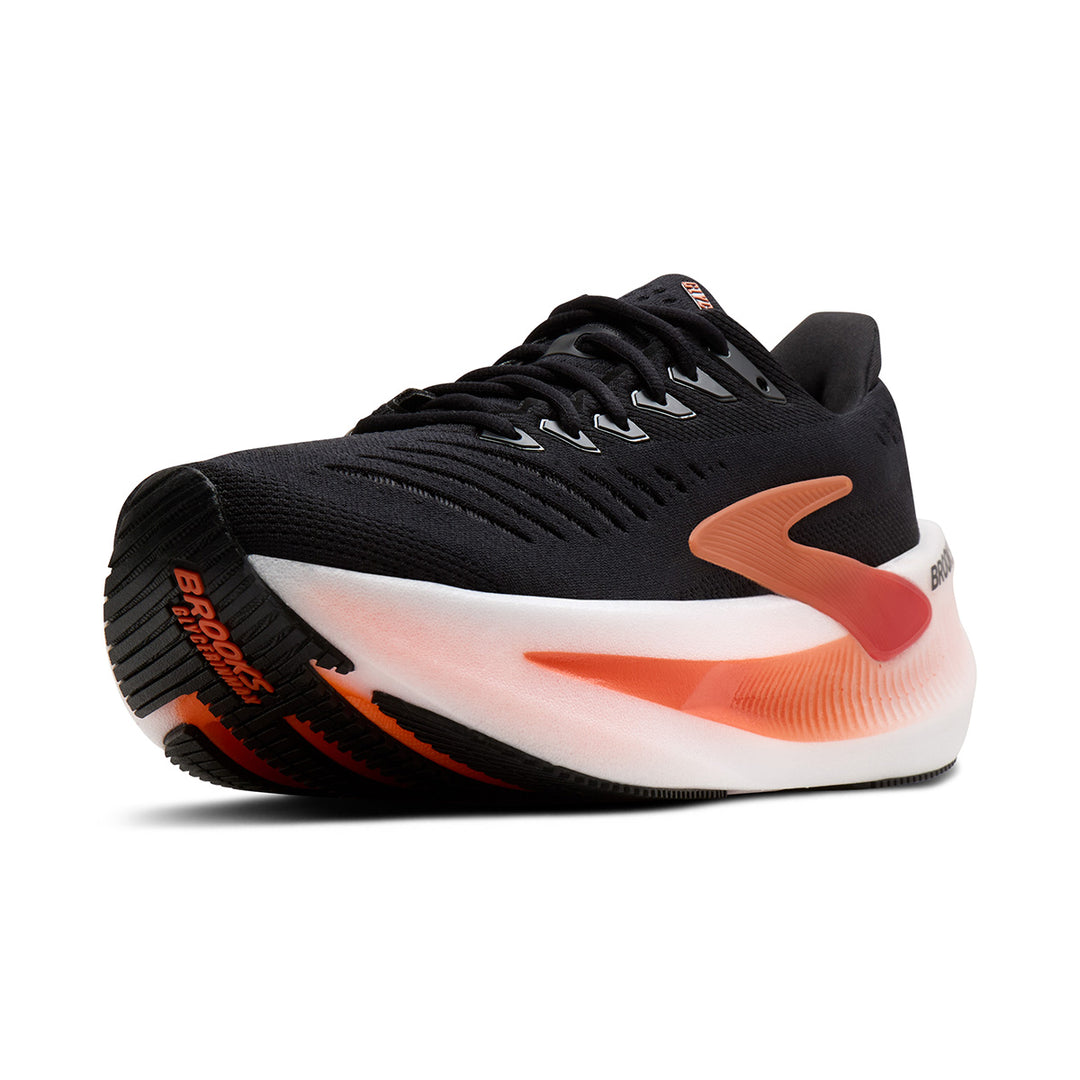 Brooks Glycerin Max 2 Mens | Black/tigerlilly/orange
