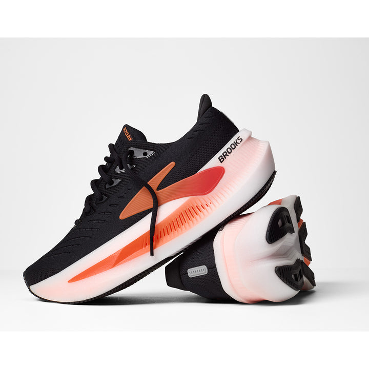 Brooks Glycerin Max 2 Mens | Black/tigerlilly/orange