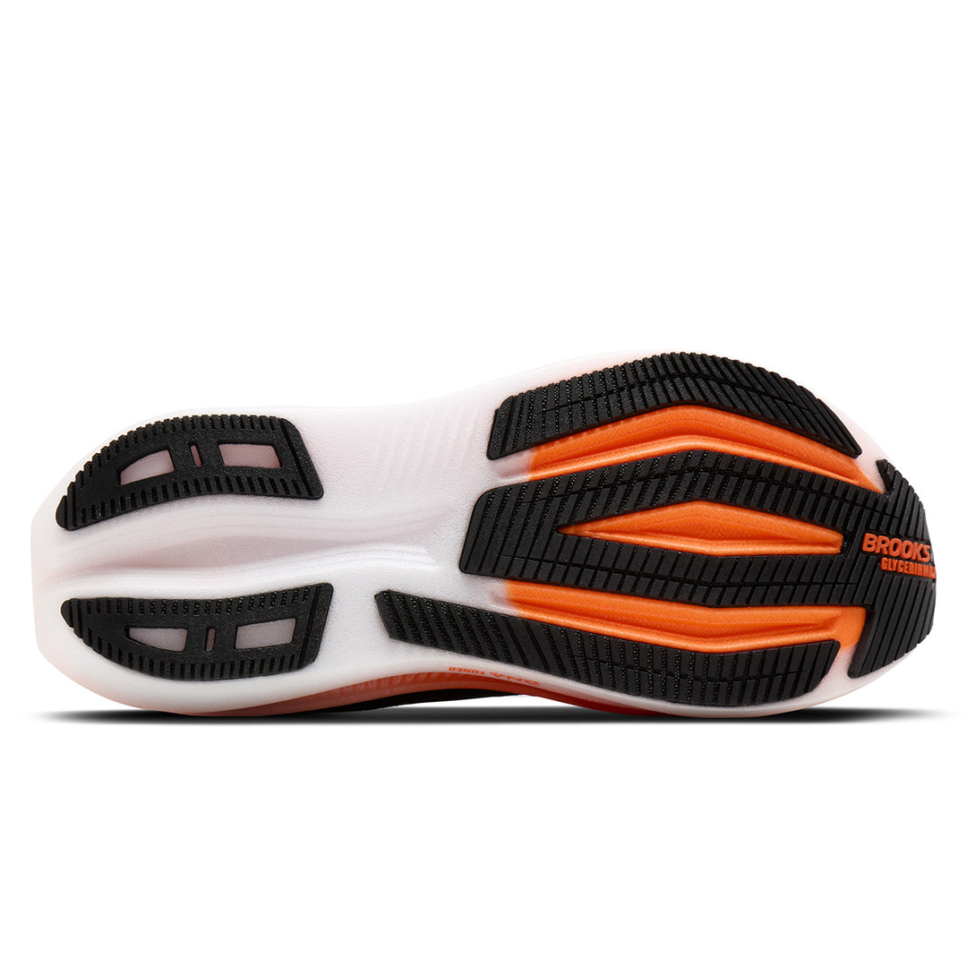 Brooks Glycerin Max 2 Mens | Black/tigerlilly/orange
