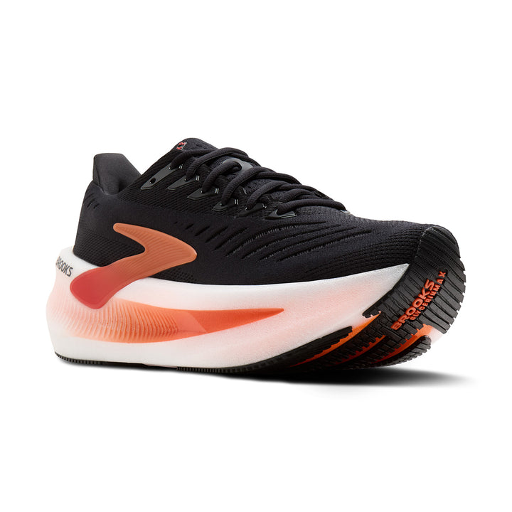 Brooks Glycerin Max 2 Mens | Black/tigerlilly/orange