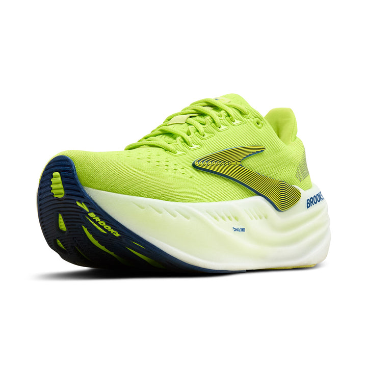 Brooks Glycerin Max Mens | Lime/navy Peony/white