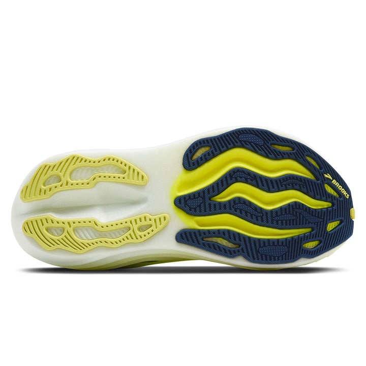 Brooks Glycerin Max Mens | Lime/navy Peony/white