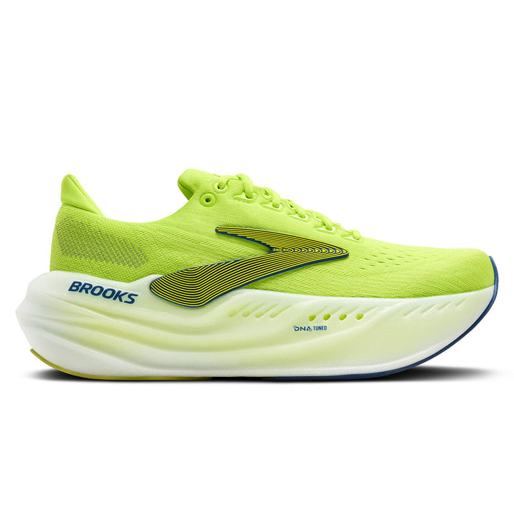 Brooks Glycerin Max Mens | Lime/navy Peony/white