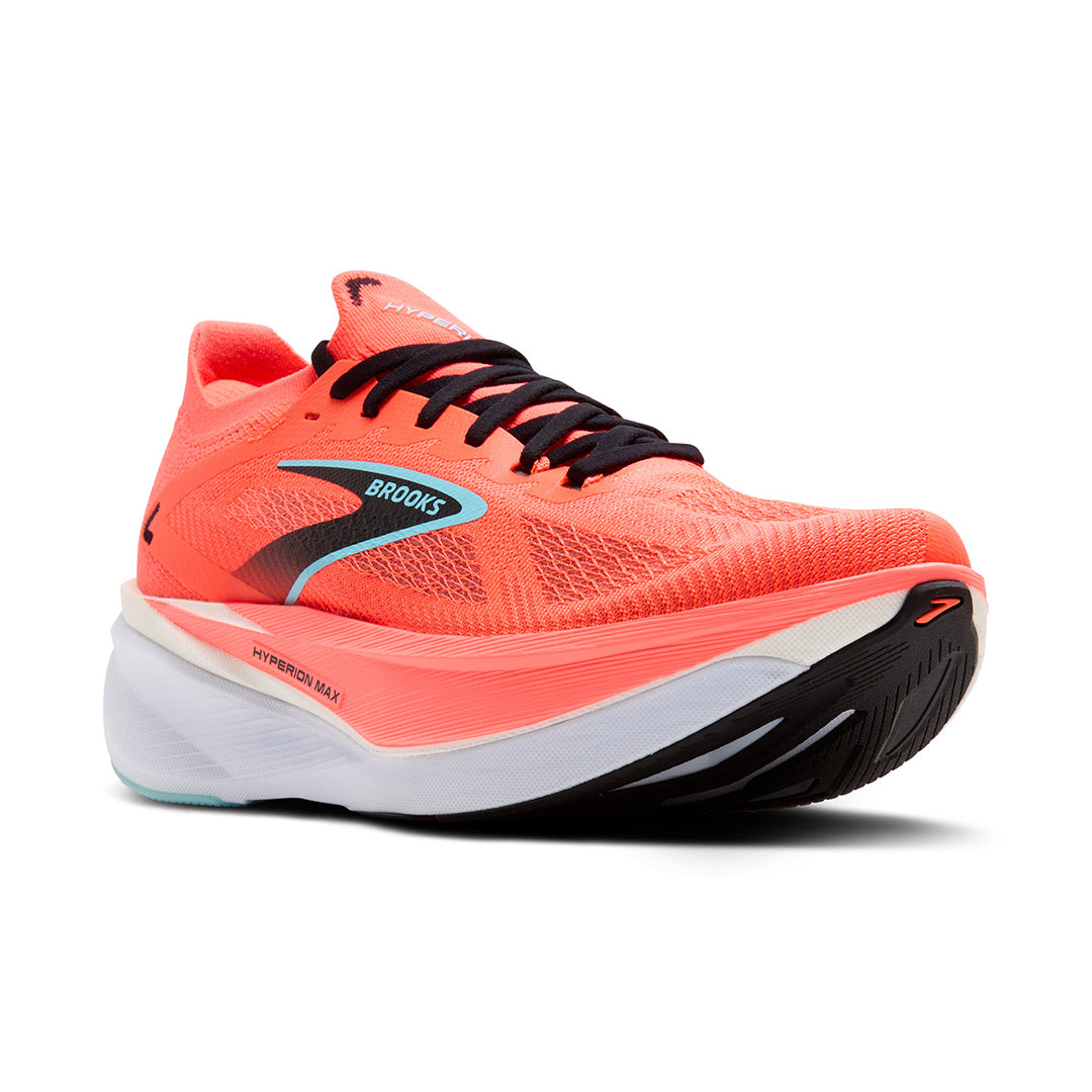 Brooks Hyperion Max 3 Mens | Fiery Coral/black/atomizer