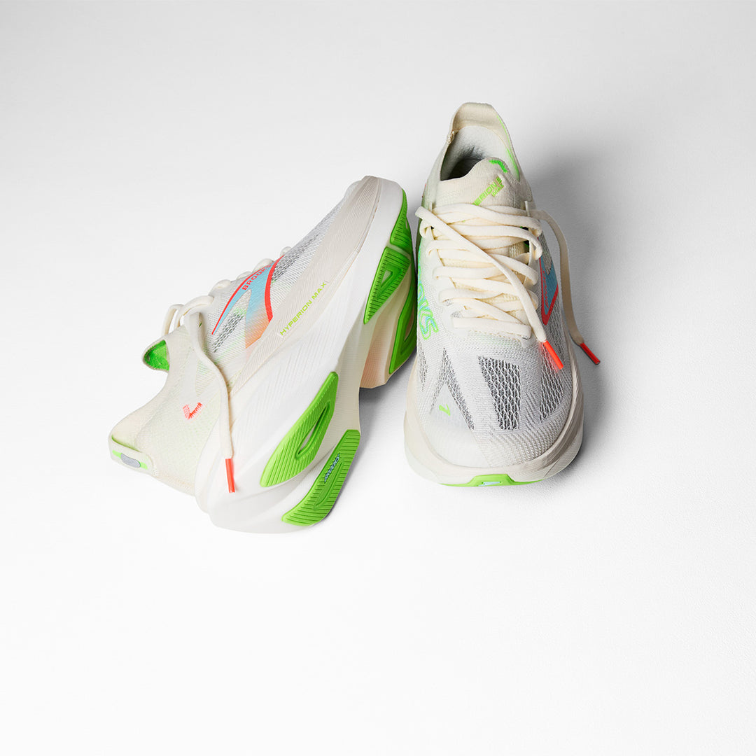 Brooks Hyperion Max 3 Mens | Coconut/green Gecko/pink Clay
