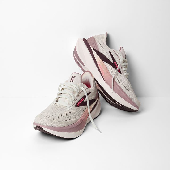 Brooks Hyperion Max 4 Womens | Coconut/raisin/pink